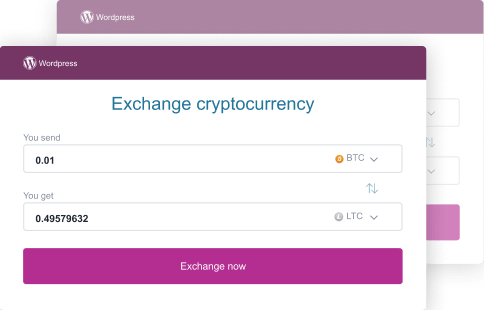 A simple and convenient Quickex widget for those who want to make their own cryptocurrency exchange